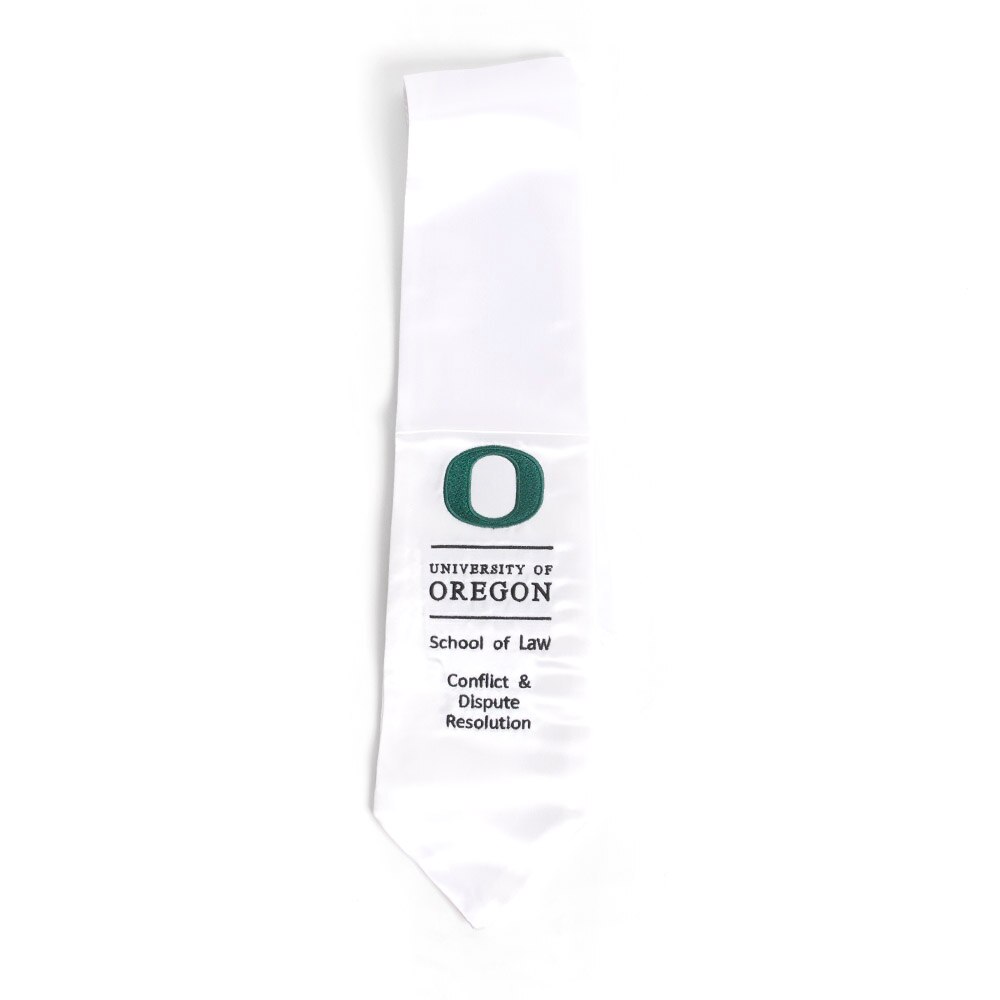 Classic Oregon O, Josten's, Stole of Gratitude, Grad, Degree Stole, 118830, Conflict and Dispute Resolution